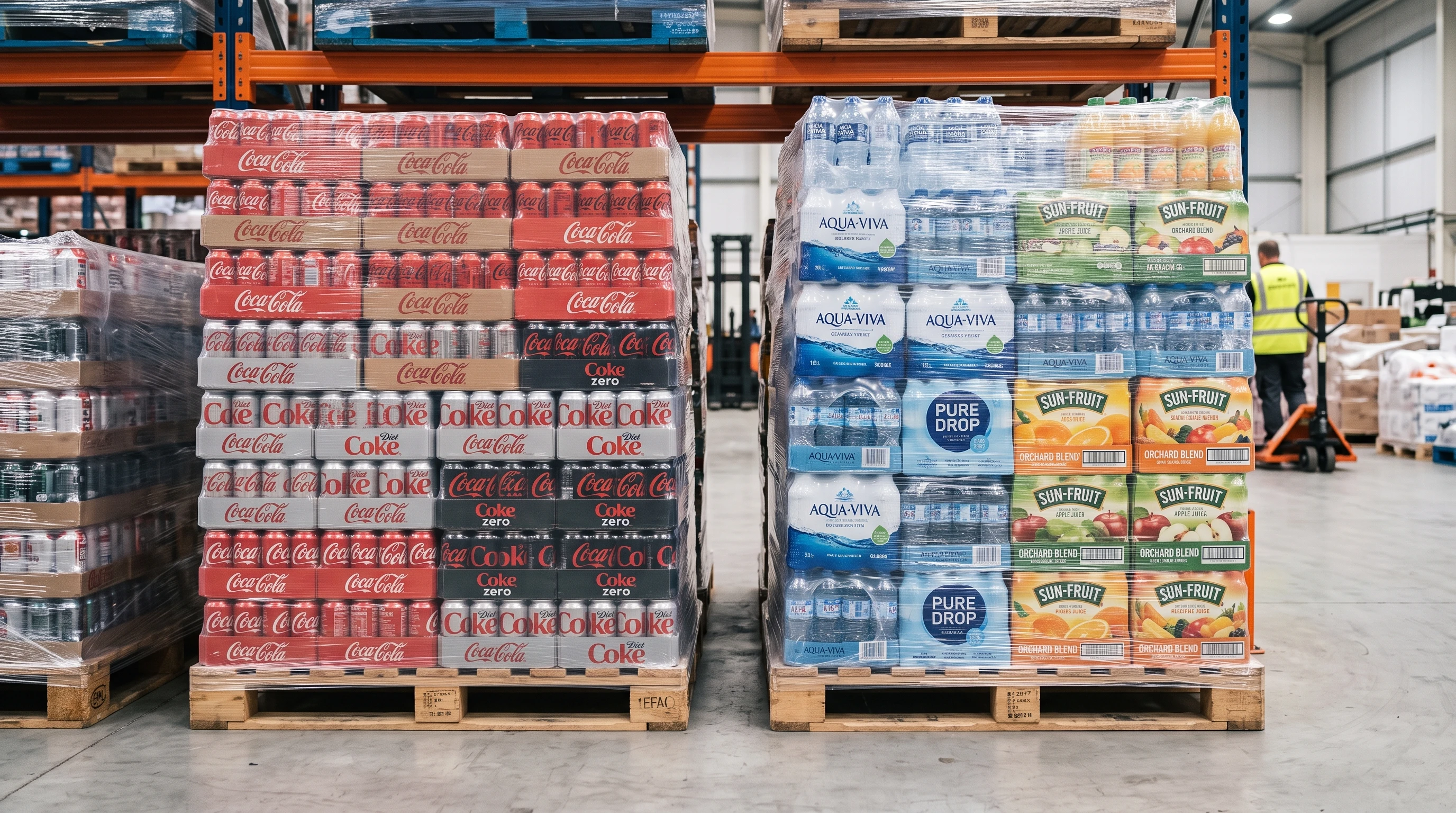 Pallet de bebidas